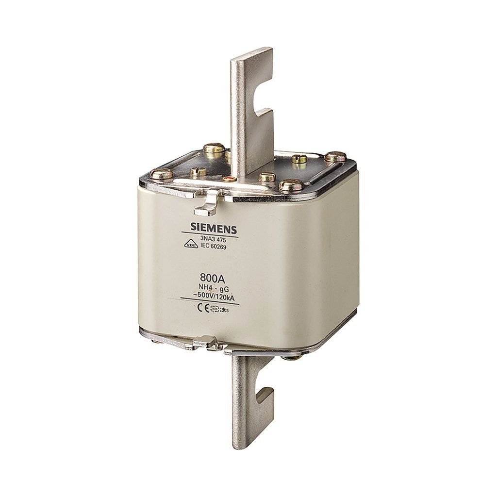 Siemens 3NA3480 500V Ac/250V Dc80 1000A Nh-Bıçaklı Sigorta Boy 4