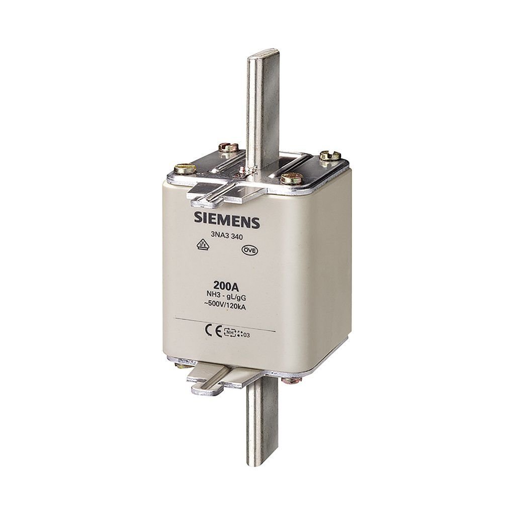 Siemens 3NA3365 500V Ac/250V Dc65 500A Nh-Bıçaklı Sigorta Boy 3