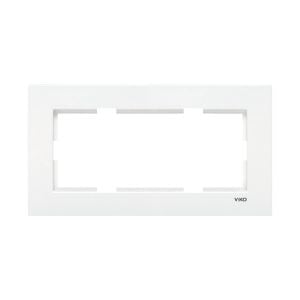 Viko Karre Beyaz İkili Sıva Altı Priz Çerçeve 90960206 10 Ad