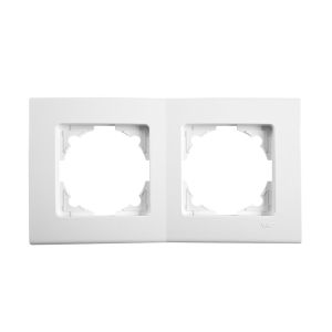 Viko Linnera Beyaz İkili Yatay Çerçeve 90480002 10 Ad