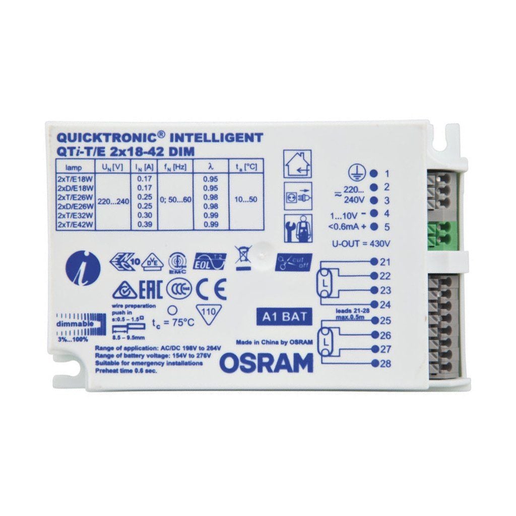 Osram Qti T/E 2X18 42 Dim 4008321060846