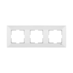 Viko Meridian Beyaz Üçlü Yatay Çerçeve 90979003 10 Ad