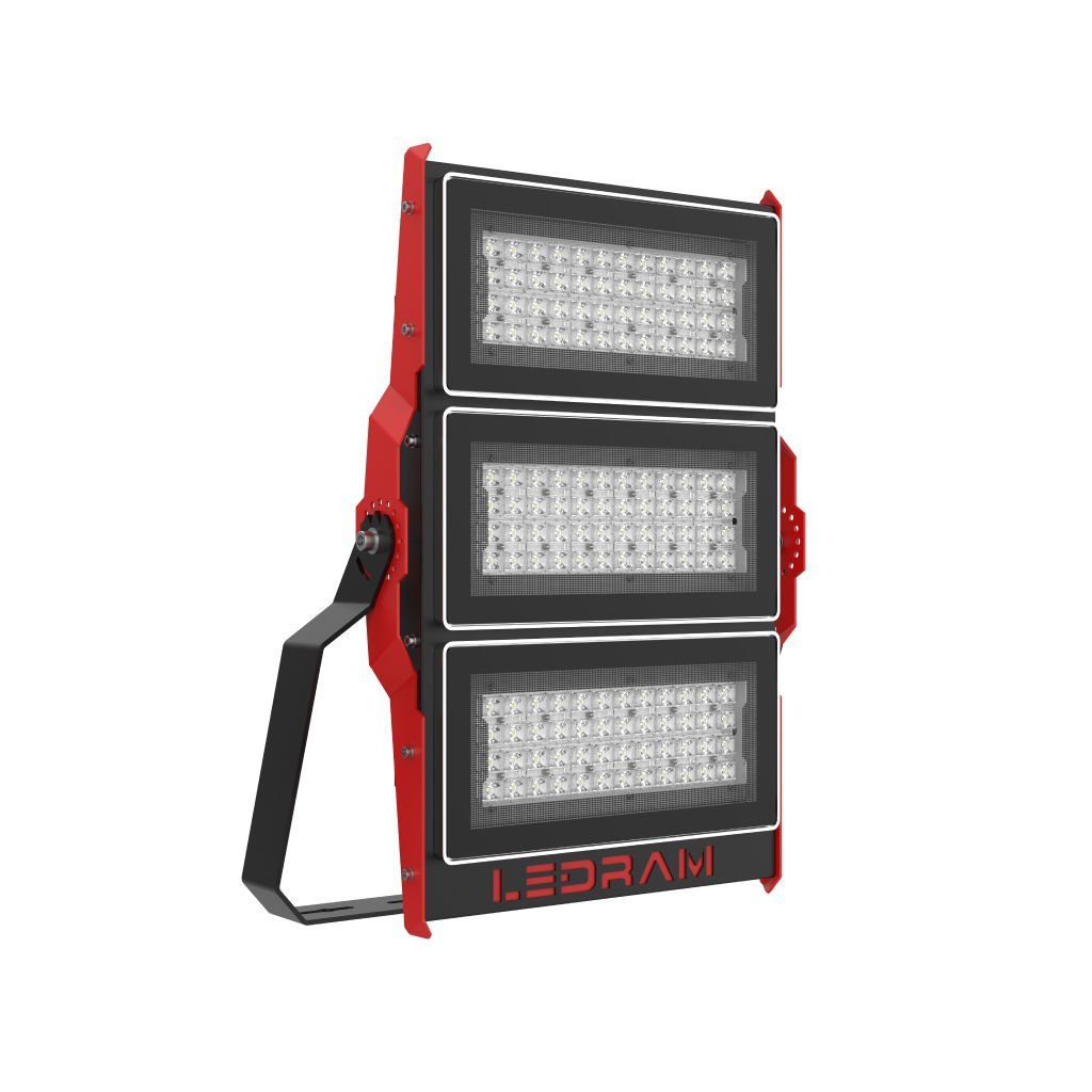 Ledram Gamma-6000 Lns Drv-50° 600W 6500K  Led Çelik Gövde Projektör IP66 2265600LNSDRV50°G