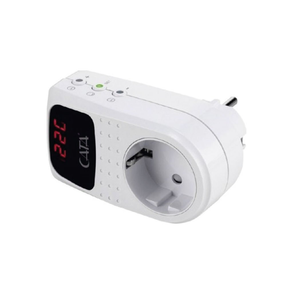 Cata 4000W Led Göstergeli Akım Korumalı Dijital Priz Regülatör CT-9187