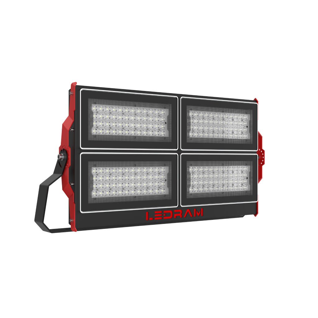 Ledram Gamma-10000 Lns Drv-50° 1000W 4000K  Led Çelik Gövde Projektör IP66 21401000LNSDRV50°G