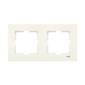 Viko Karre Krem İkili Yatay Çerçeve 90960211