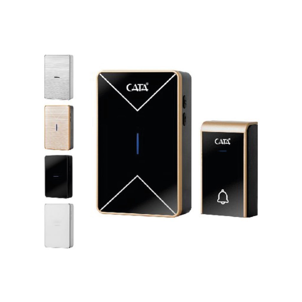Cata Uzaktan Kumandalı Lüks Model Led Işıklı Kapı Zili CT-104