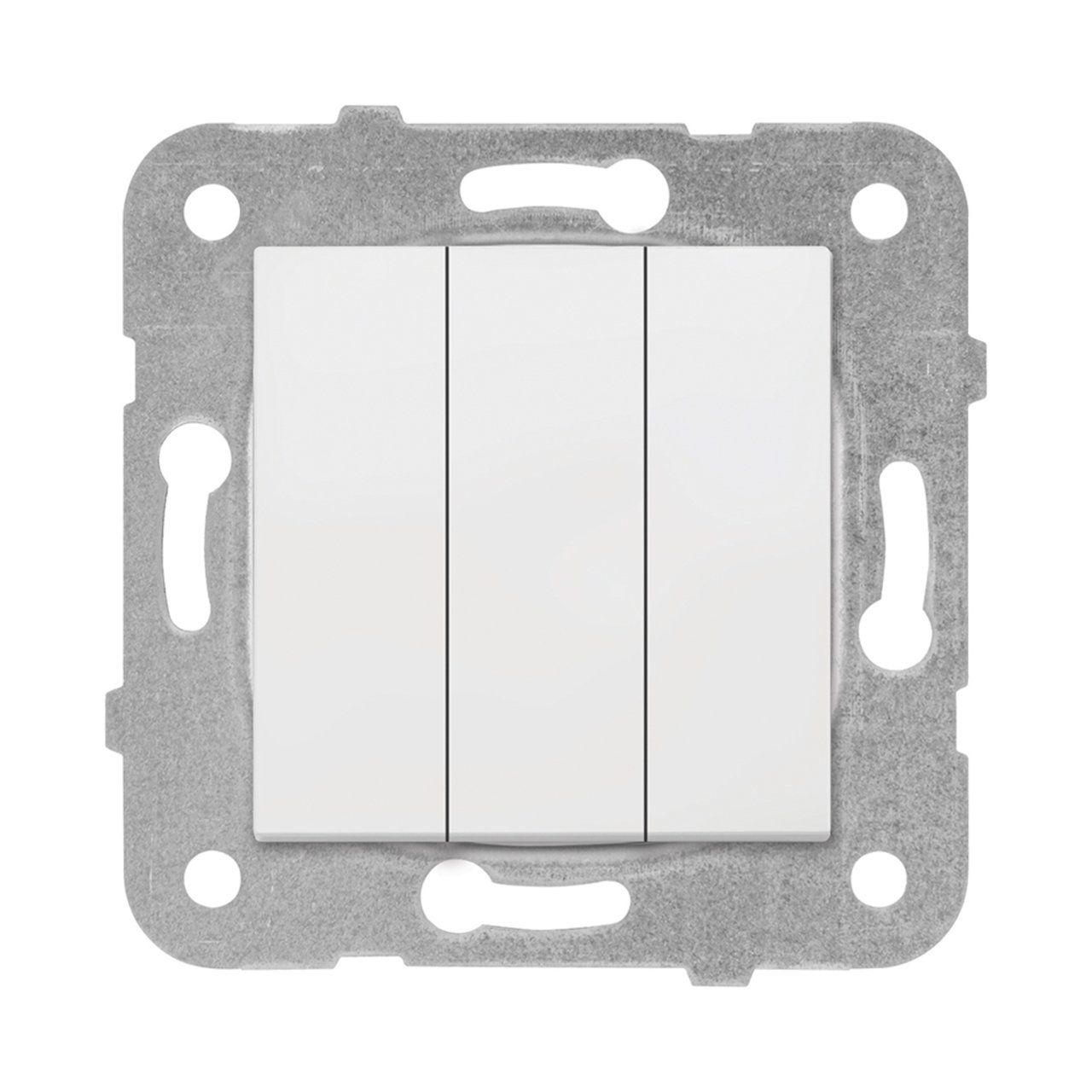 Viko Meridian/ Karre Beyaz Üçlü Anahtar (Mek+Düğ/Kap.) Çerçeve Hariç 90967068