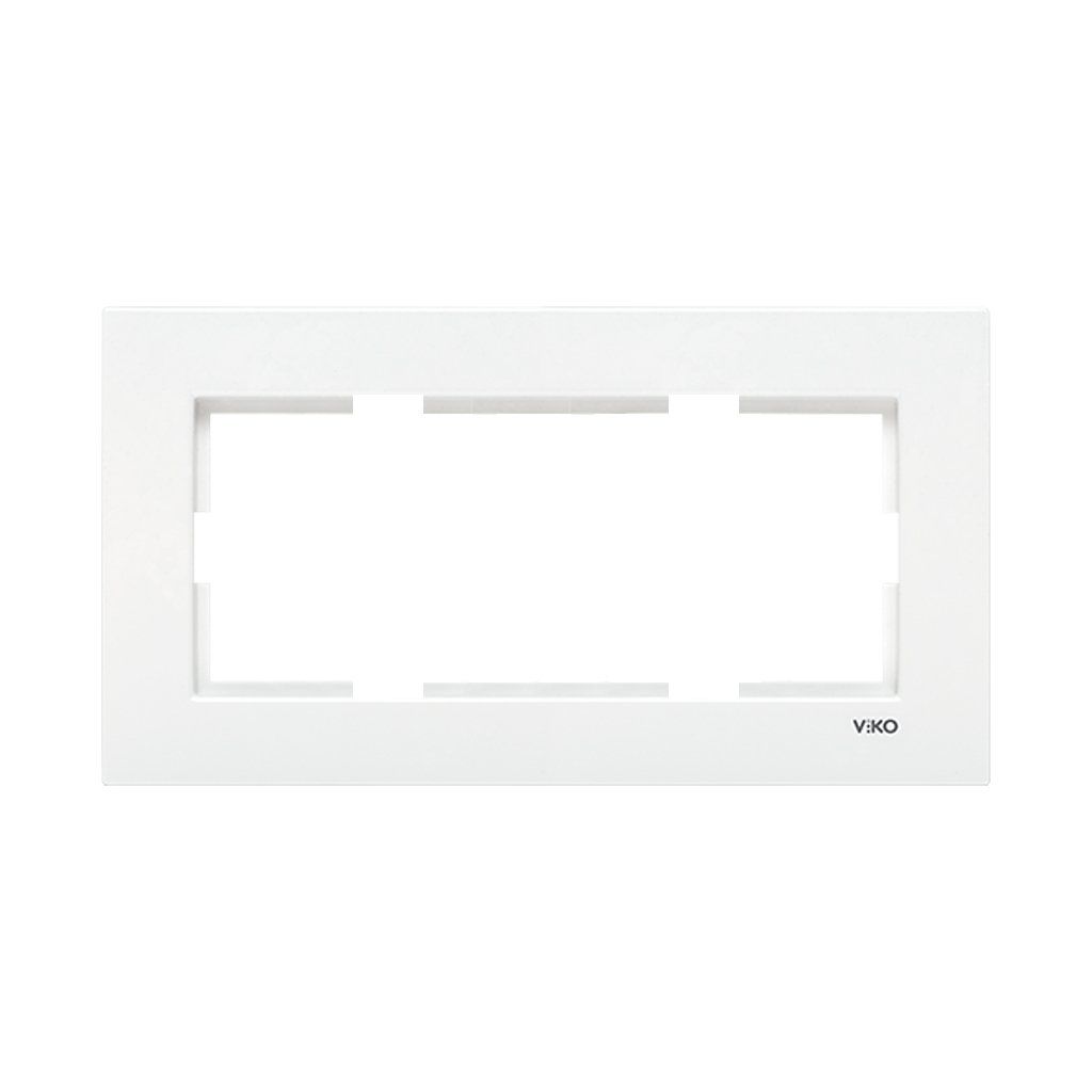 Viko Karre Beyaz İkili Sıva Altı Priz Çerçeve 90960206