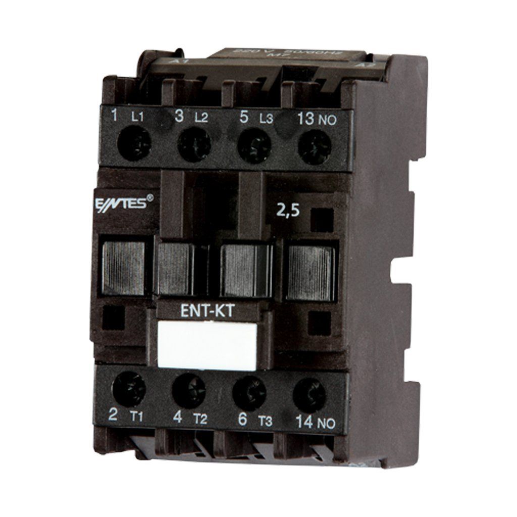 Entes ENT.KT-2,5-C10 2,5Kvar 1No Alçak Gerilim Kontaktör M2150
