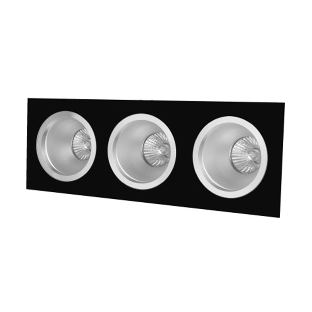 Aklight Elegant Kare 3Lü Spot Armatür Kasası AKL-E3033S