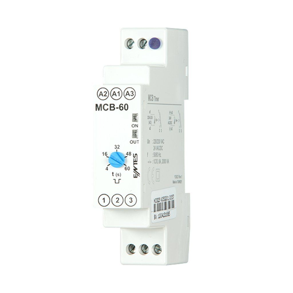 Entes MCB-60 12-240Vac/Dc Beslemelı T/İ Elektronik Zaman Rolesi M2987 - M4115