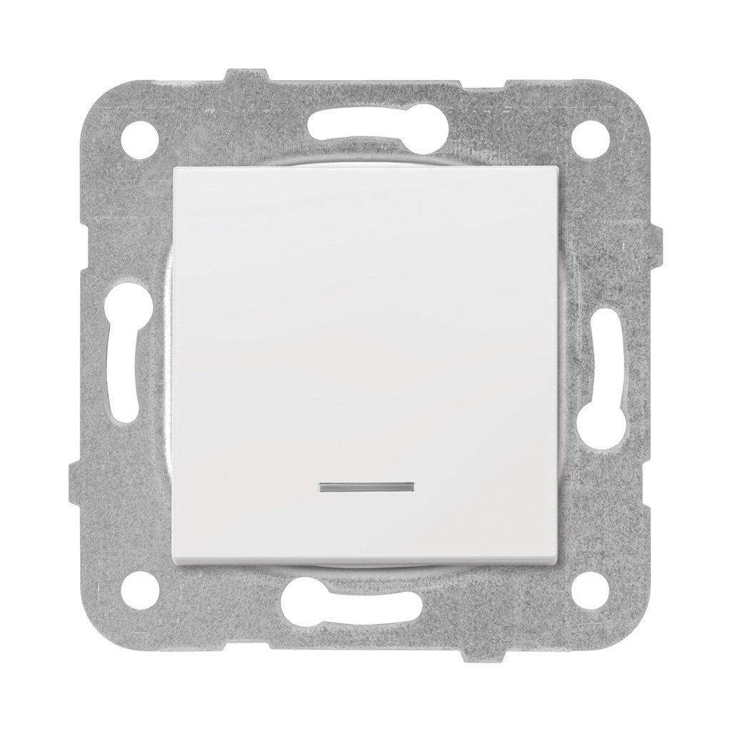 Viko Meridian/ Karre Beyaz Işıklı Anahtar (Mek+Düğ/Kap.) Çerçeve Hariç 90967019