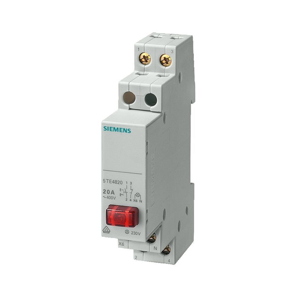 Siemens 5TE4821 Işıklı Buton 1No Kırmızı