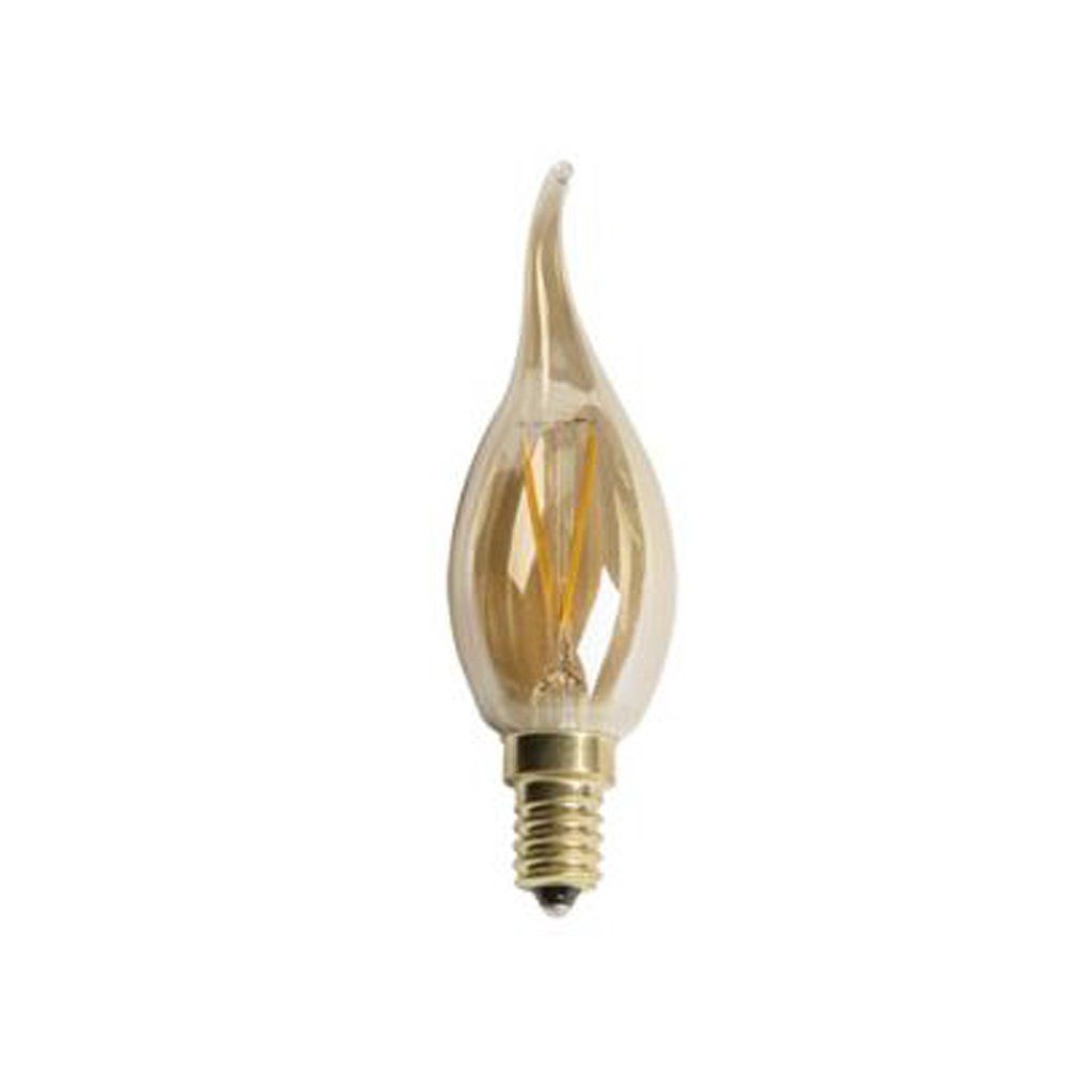 Cata 4w Rustik Led Kıvrık Buji Ampul E14 Amber Ct-4281