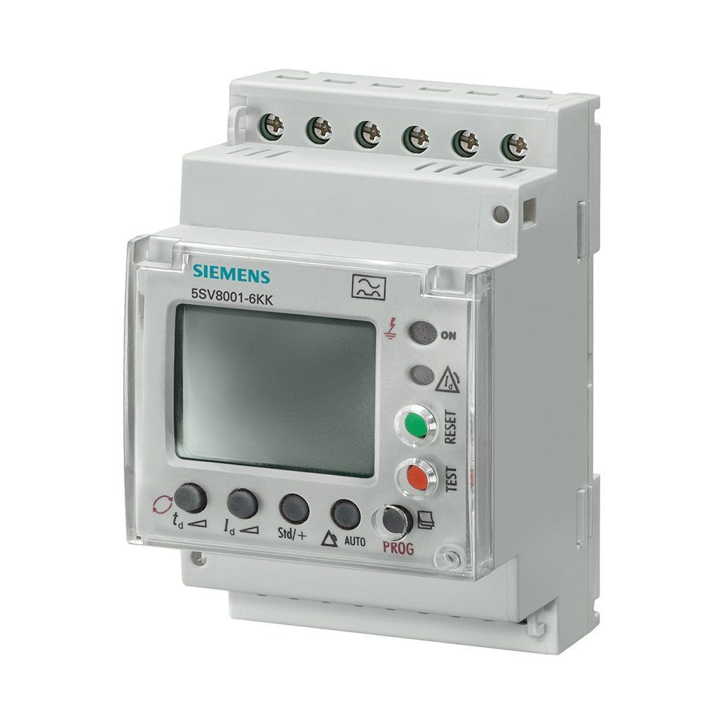 Siemens 5SV8001-6KK Kaçak Akım Koruma Kombinasyonu Açtırma Rölesi