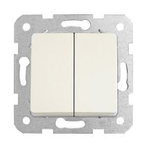 Viko Rollina/ Linnera Krem Komütatör (Mek+Düğ/Kap.) Çerçeve Hariç 90441002 12 Ad