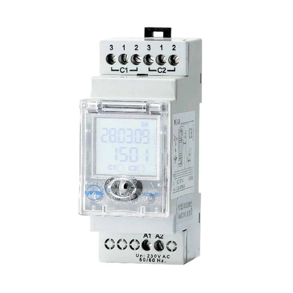 Entes MCB-50T 230Vac Elektronik Zaman Rölesi (16A) M1399