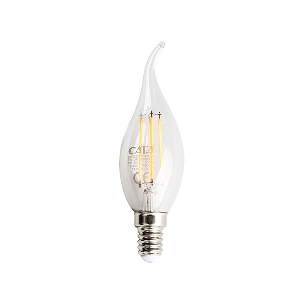 Cata 4w Led Filament Kıvrık Buji Ampul Beyaz Ct-4062B