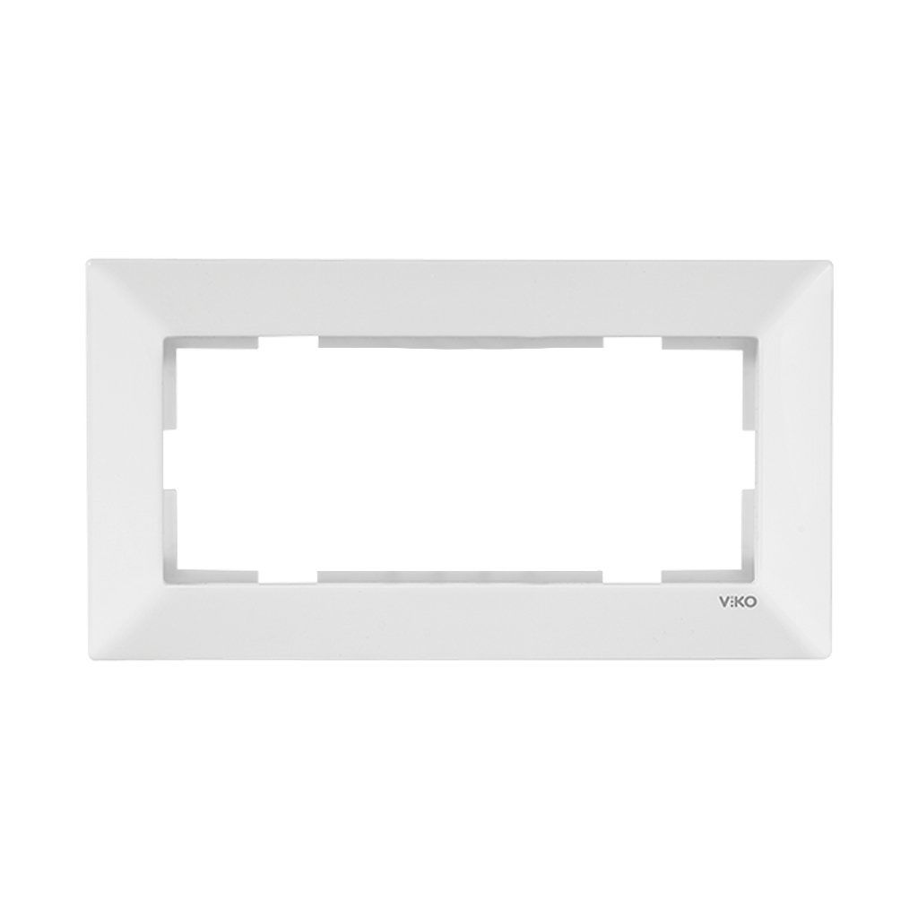 Viko Meridian Beyaz İkili Sıva Altı Priz Çerçeve 90979007