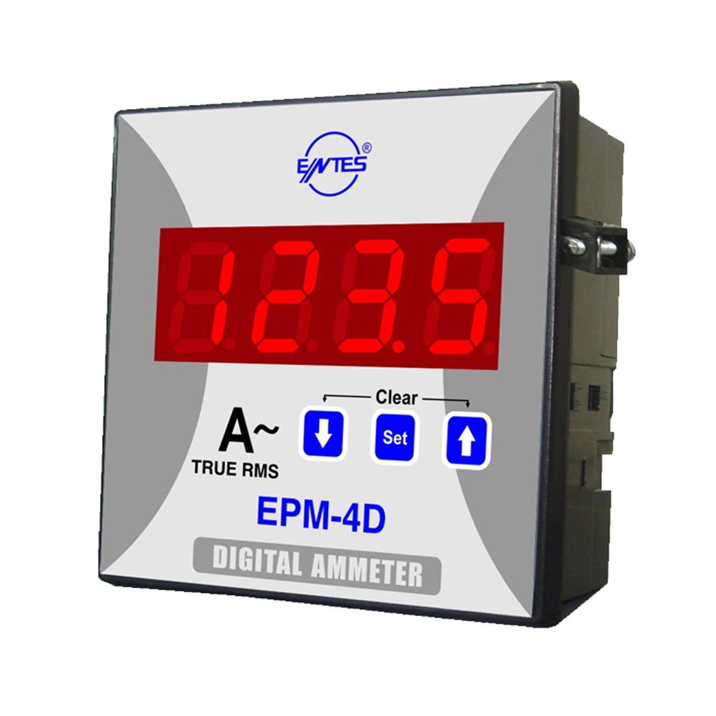 Entes EPM-4D-96 96x96 220Vac T/İ Elektronik Ampermetre M0014