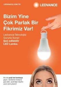 Ledvance LCLA60 Rech 8W/865 230V E27 Şarjlı Ampul 4099854102431
