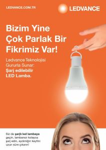 Ledvance LCLA60 Rech 8W/865 230V E27 Şarjlı Ampul 4099854102431