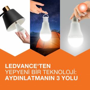 Ledvance LCLA60 Rech 8W/827 230V E27 Şarjlı Ampul 4099854102417