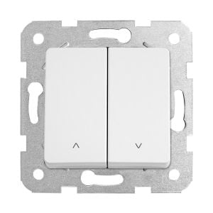 Viko Rollina/ Linnera Beyaz Jaluzi Kumanda Anahtarı (Mek+Düğ/Kap.) Çerçeve Hariç 90440016