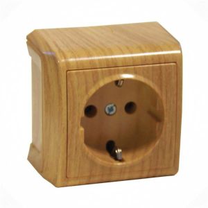 Viko Vera Meşe Topraklı Priz Çocuk Korumalı 90682042 12 Ad