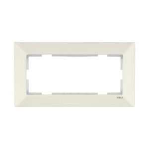 Viko Meridian Krem İkili Sıva Altı Priz Çerçeve 90979017