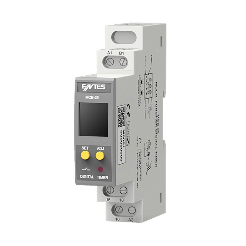 Entes MCB-2524/240 Vac-Dc 8 Fonksiyon Zaman Rölesi M3527 - M4083