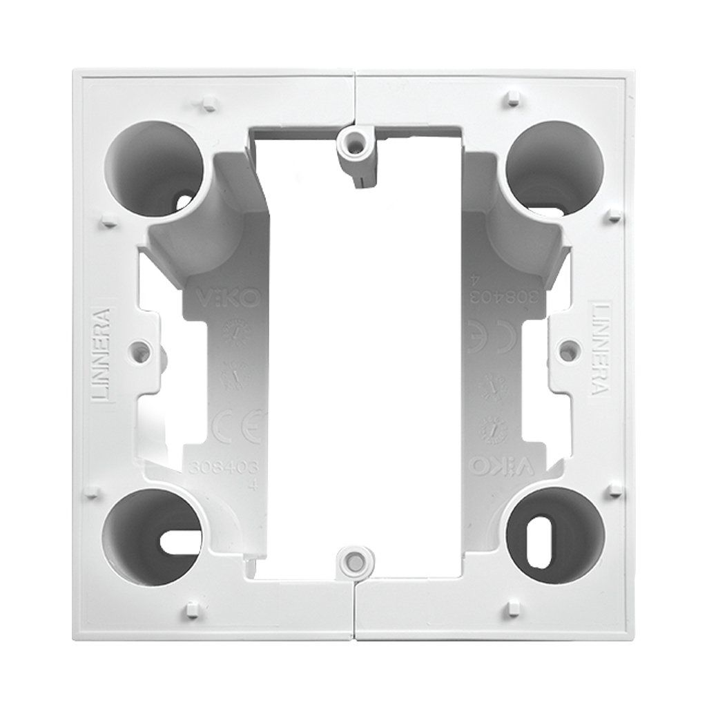 Viko Linnera Beyaz Tekli Sıva Üstü Kasa 90480008