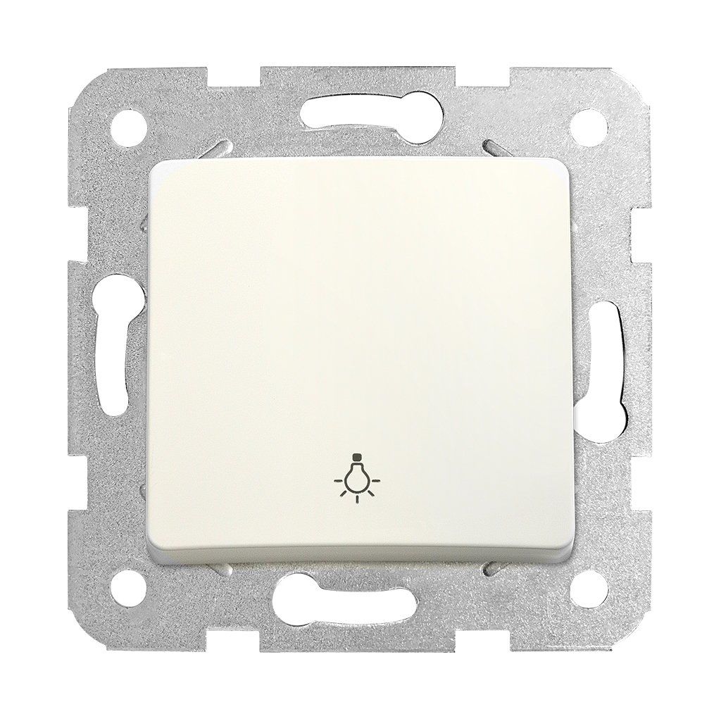 Viko Rollina/ Linnera Krem Light Anahtarı (Mek+Düğ/Kap.) Çerçeve Hariç 90441003