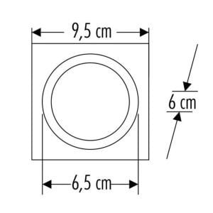 Cata 120W Led Yüksek Tavan Armatürü Beyaz 6400K IP44 CT-4688B