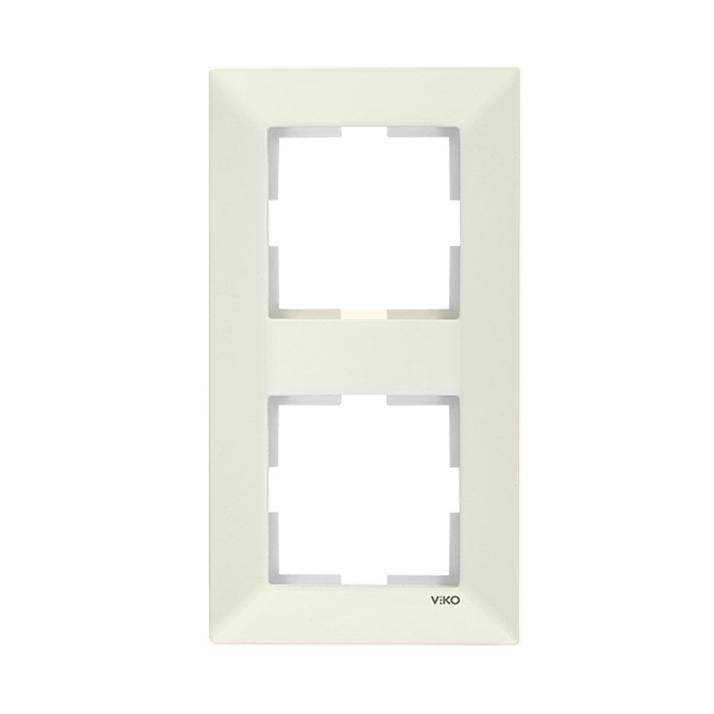 Viko Meridian Krem İkili Dikey Çerçeve 90979032