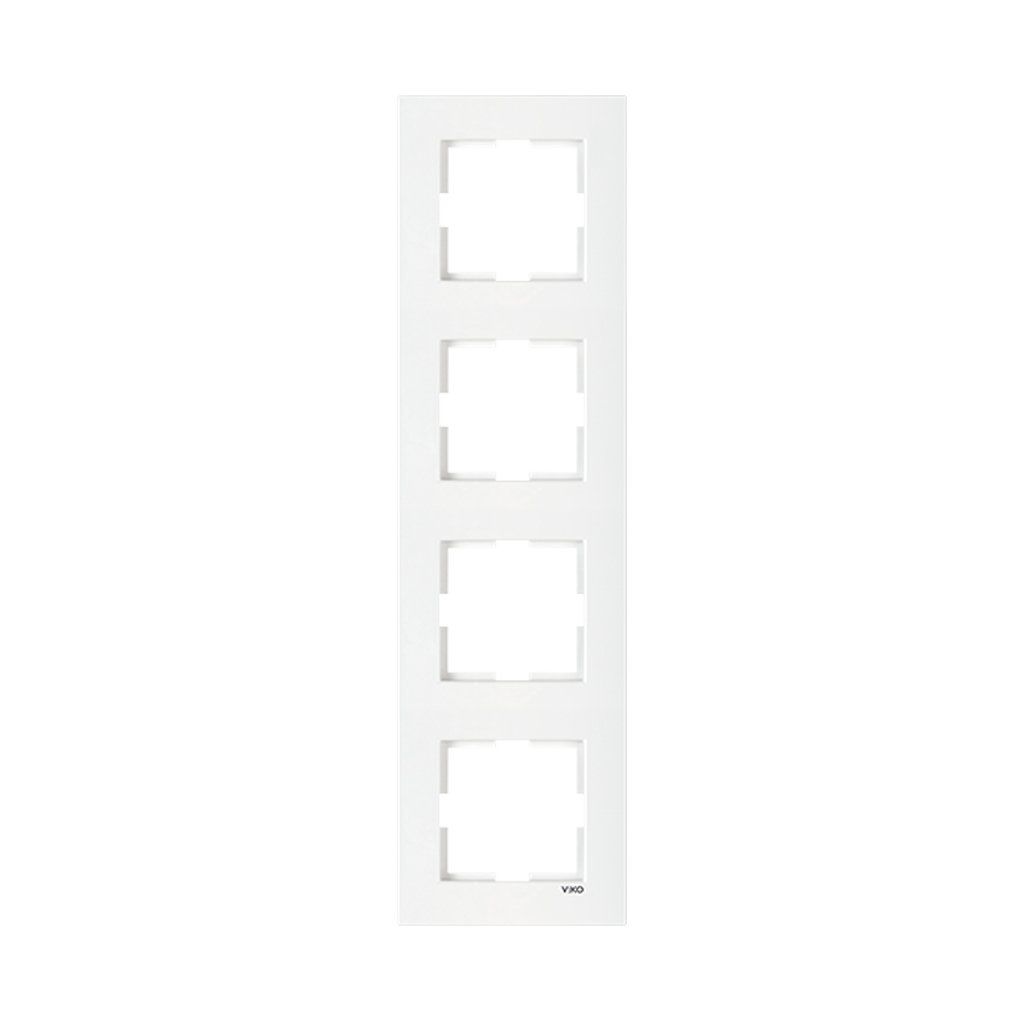 Viko Karre Beyaz Dörtlü Dikey Çerçeve 90960223