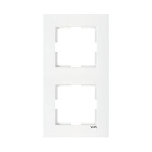 Viko Karre Beyaz İkili Dikey Çerçeve 90960221