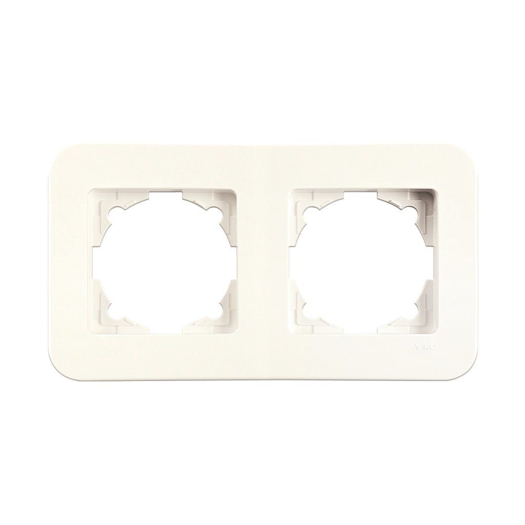 Viko Rollina Krem İkili Yatay Çerçeve 90481052
