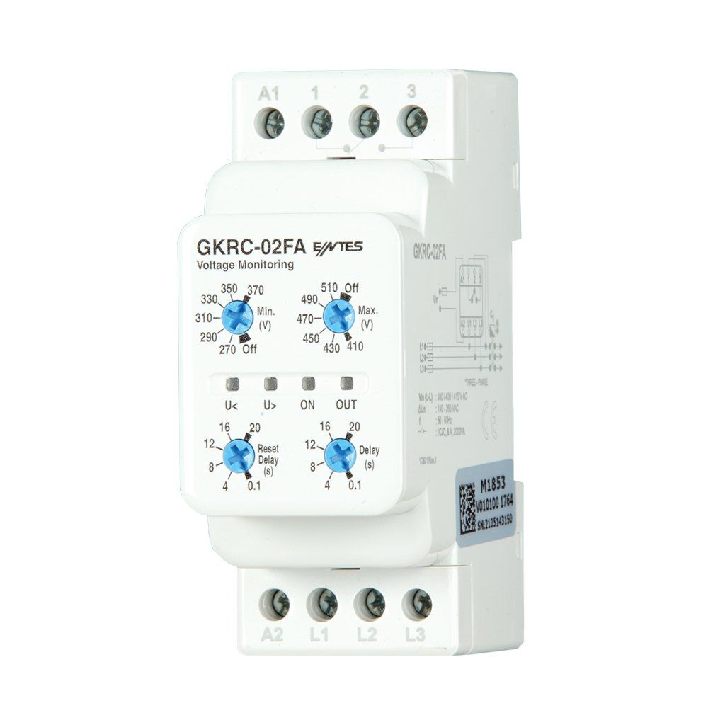 Entes GKRC-02Fa Pk28 400Vac T/İ Gerilim Koruma Rölesi M1853