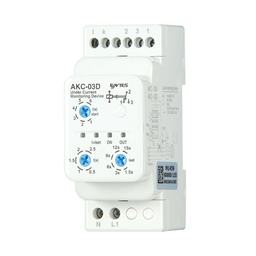 Entes AKC-03D Pk28 220Vac T/İ Akım Koruma Rolesi M1459