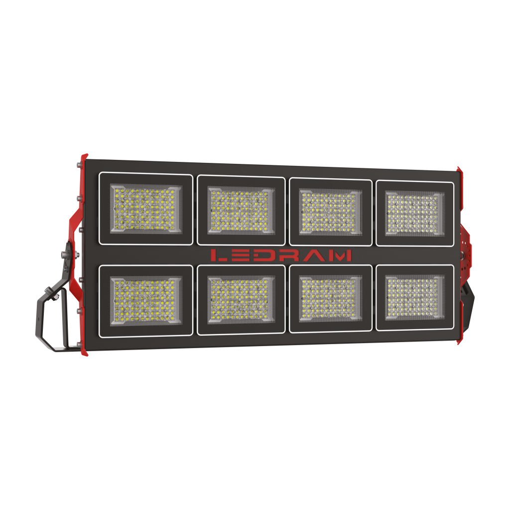 Ledram Delta-8000 Lns-90° 800W 4000K Led Çelik Gövde Projektör IP66 19800040800LNS90