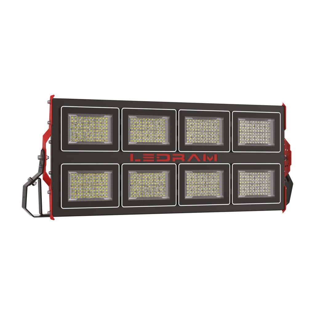 Ledram Delta-8000 Lns-90° 800W 4000K Led Çelik Gövde Projektör IP66 19800040800LNS90