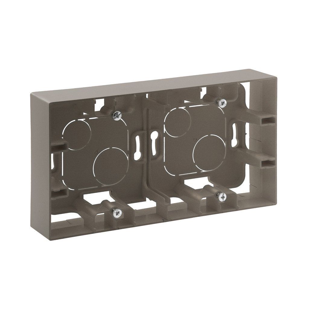 Legrand Raventi Bronz İkili Sıva Üstü Kasa 768548
