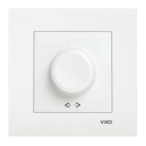 Viko Meridian/ Karre Beyaz Pro Dimmer RC 40 - 400W/Va Veavien (Mek+Düğ/Kap.) Çerçeve Hariç 90967142