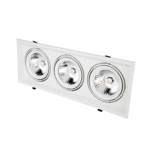 Cata Halo Spot 3Lü Beyaz Kasa Ct-5502