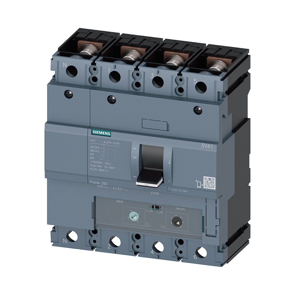 Siemens 3VA1340-5EF42-0AA0 4X400A 55Ka Kompakt Şalter Tm240 Termik Manyetik Koruma Üniteli