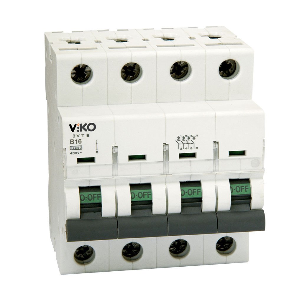 Viko Otomatik Sigorta 4.5 Ka C Tipi 4X50A 4VTB-4C50