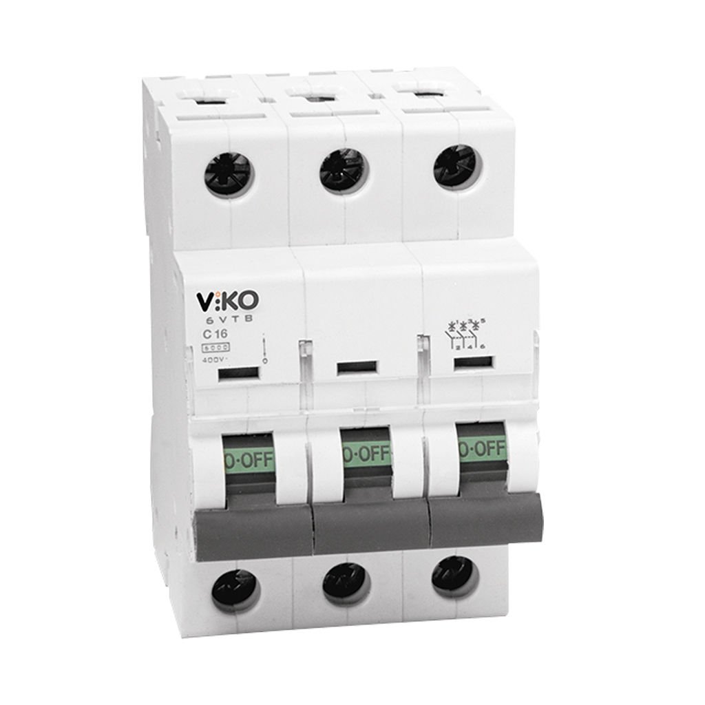Viko Otomatik Sigorta 6 Ka C Tipi 3X125A 6VTB-3C125