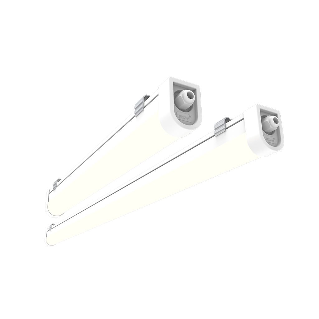 Ledram Mk-1200-W 40W 6500K Led Etanj Armatür 180° IP65 Beyaz Gövde 18SW126540